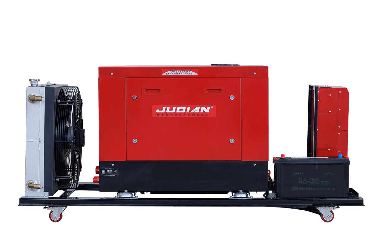 SJD40YT巨电40KW水冷永磁变频车载静音型发电机组